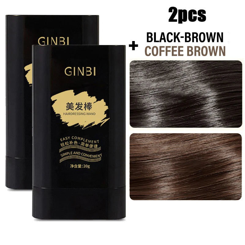 Comb Hair Color Stick – Instant Root Touch-Up, Non-Greasy Hair Color Stick SWANS 02 and 03