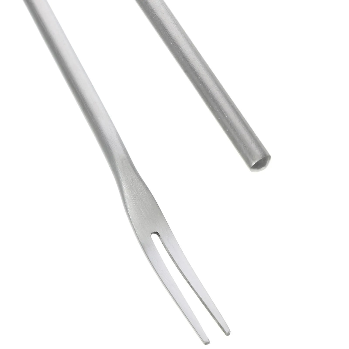 WINOMO 3-Pc Long Handle Stainless Steel Fruit Dessert Forks Dessert Serving Forks SWANS