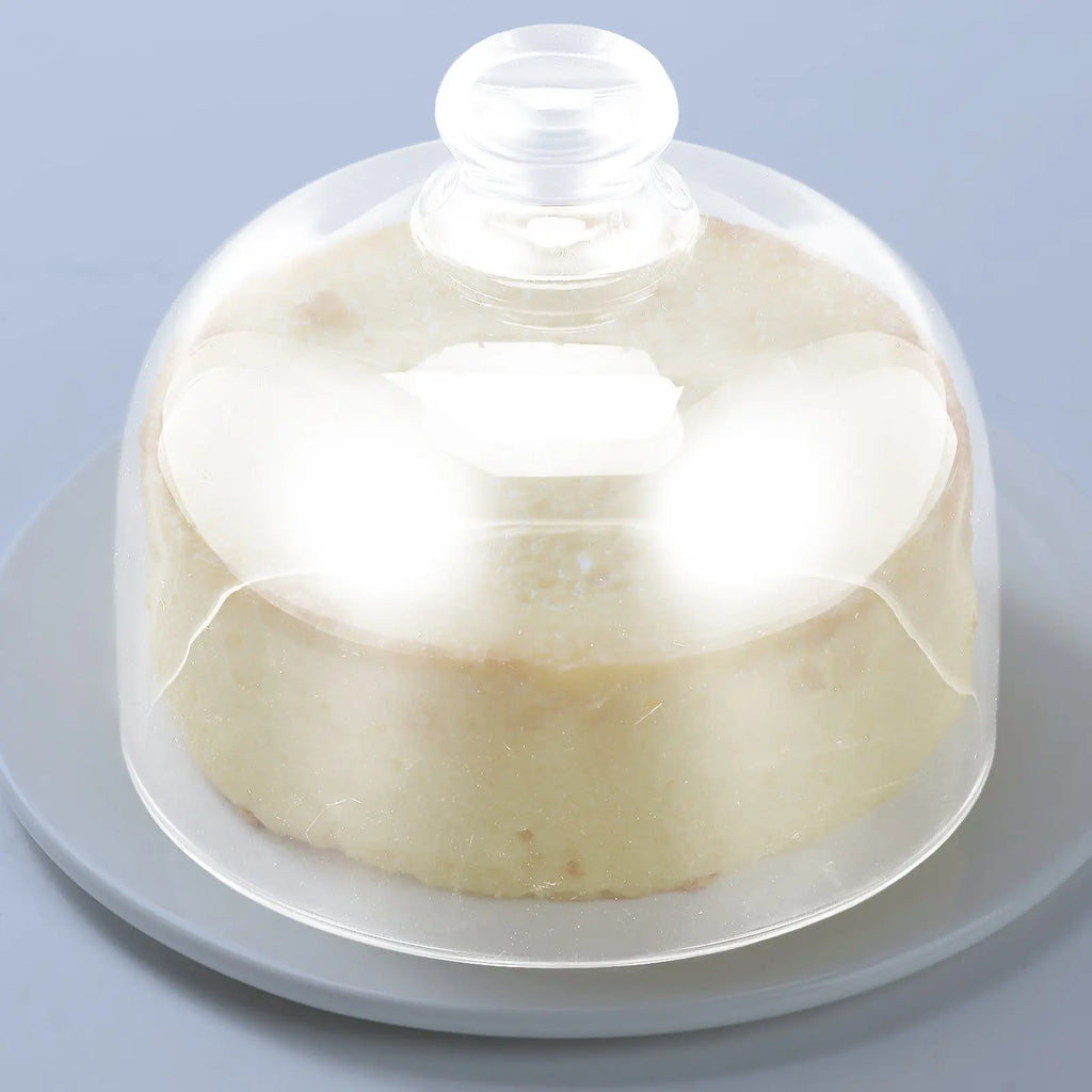 WINOMO Glass Cake Dome Cover – Transparent Dessert Protector Glass Cake Dome SWANS