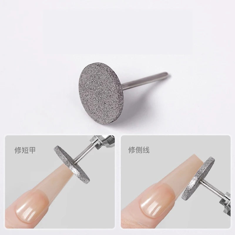 Diamond Electric Nail Drill Bit – Metal Cuticle Cutter & Grinder Nail Drill Bit SWANS