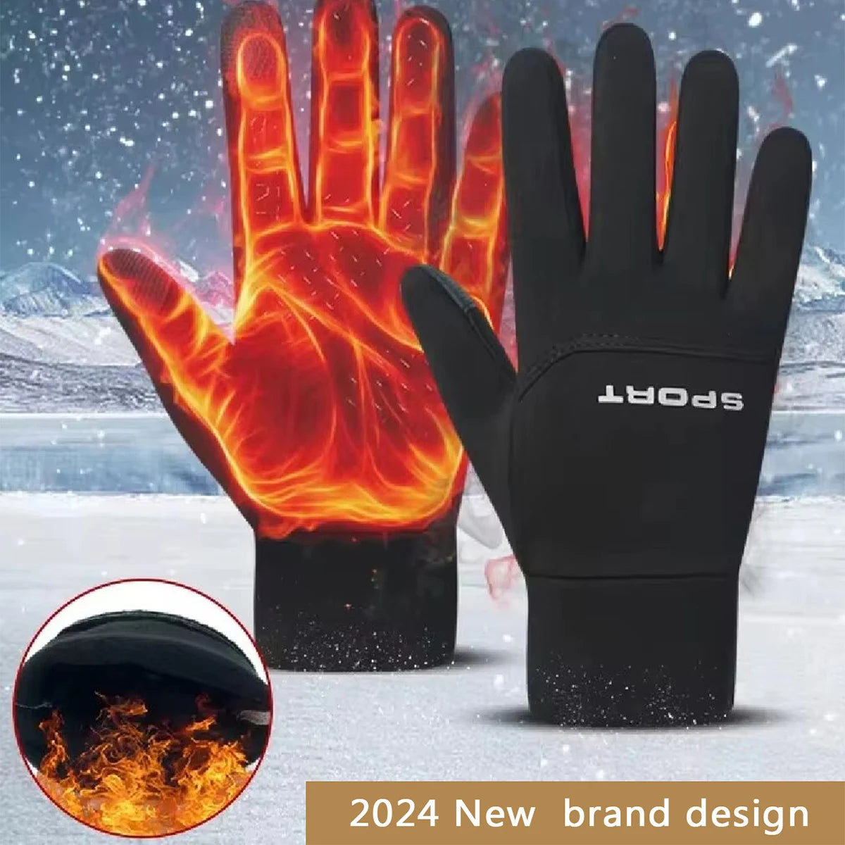 SWANS Windproof Waterproof Touchscreen Gloves for Running & Cycling Outdoor Sport Gloves SWANS