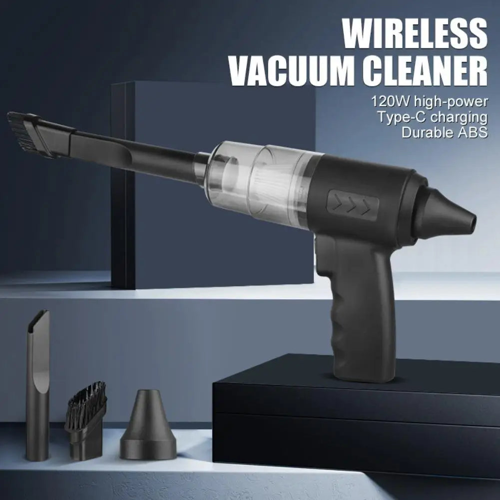 SWANS Cordless Car Vacuum – Type-C Wireless Portable Cleaner Cordless Car Vacuum SWANS