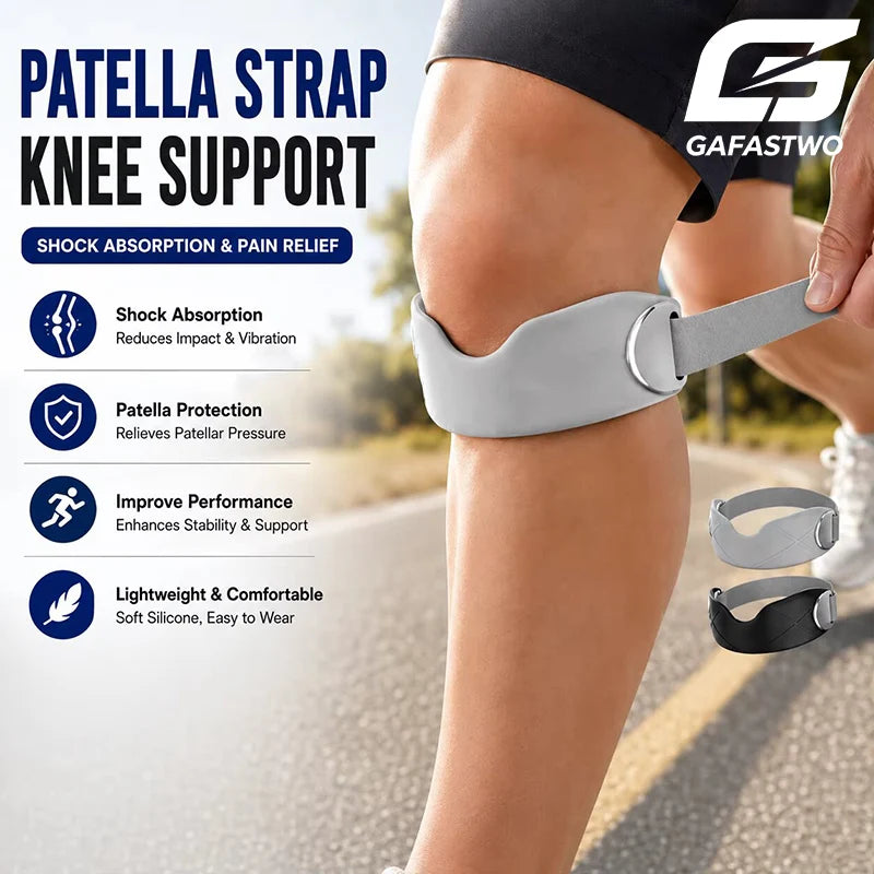 SWANS Patella Knee Strap – Silicone Support for Sports Patella Knee Strap SWANS