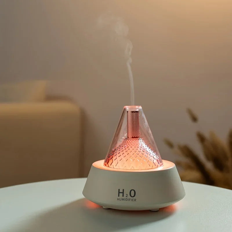 Volcano Lava Aroma Diffuser – Desktop Humidifier & LED Light Aroma Diffuser SWANS