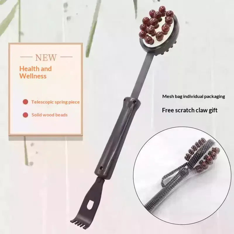 Double-Sided Retractable Massage Hammer with Back Scratcher Massage Hammer SWANS
