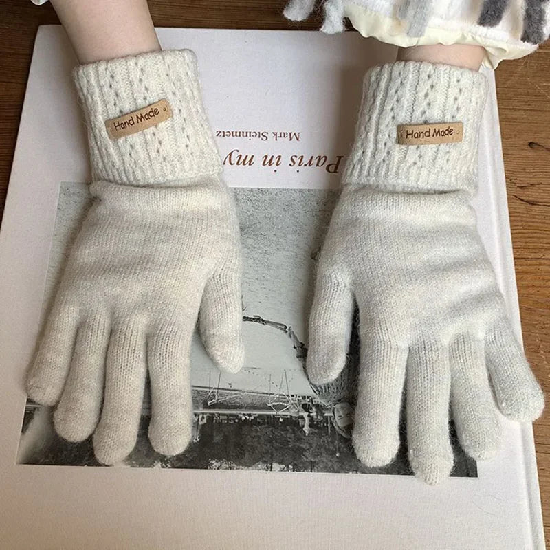 Women's Knitted Touchscreen Gloves – Fingerless & Full Finger Knitted Gloves SWANS