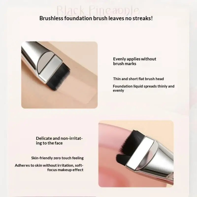 YOVIP 3-Piece Foundation Brush & Makeup Sponge Set Makeup Brush Set SWANS