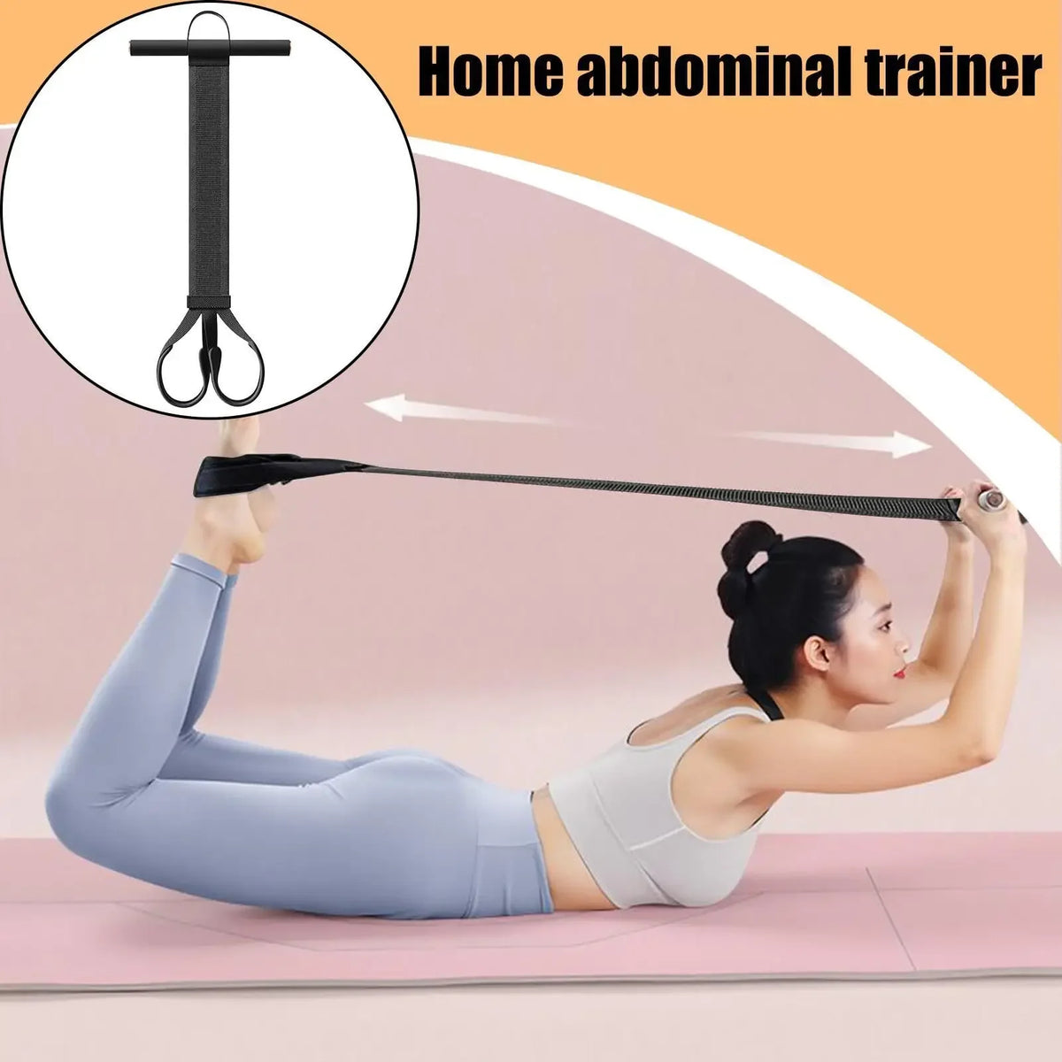 Home Ab Trainer with Foot Loops – Portable Resistance Band Resistance Band Trainer SWANS