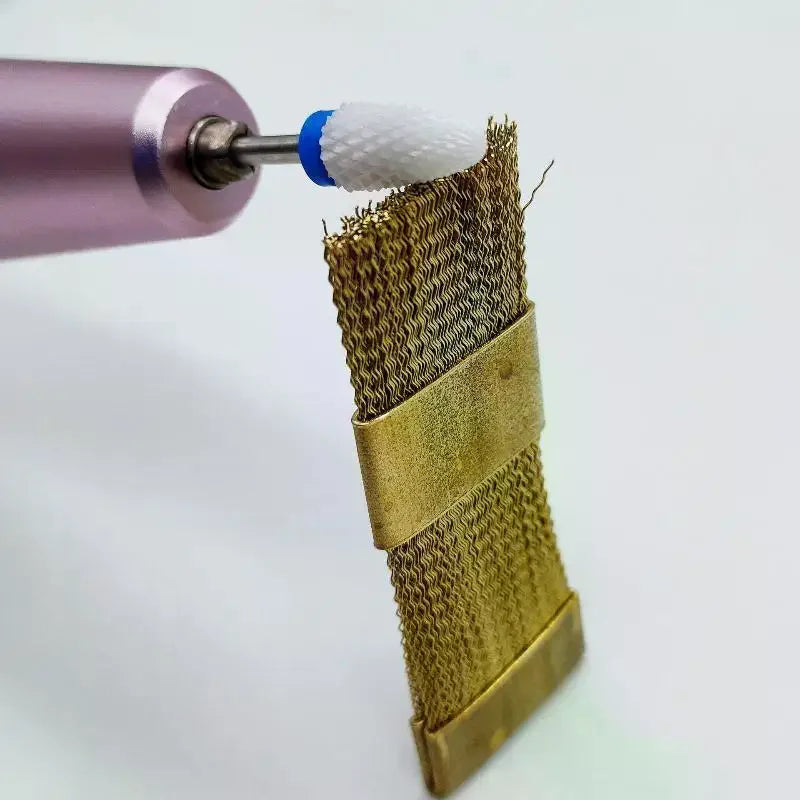 Nail Drill Bit Cleaning Brush – Copper Wire Manicure Tool Nail Care Tool SWANS