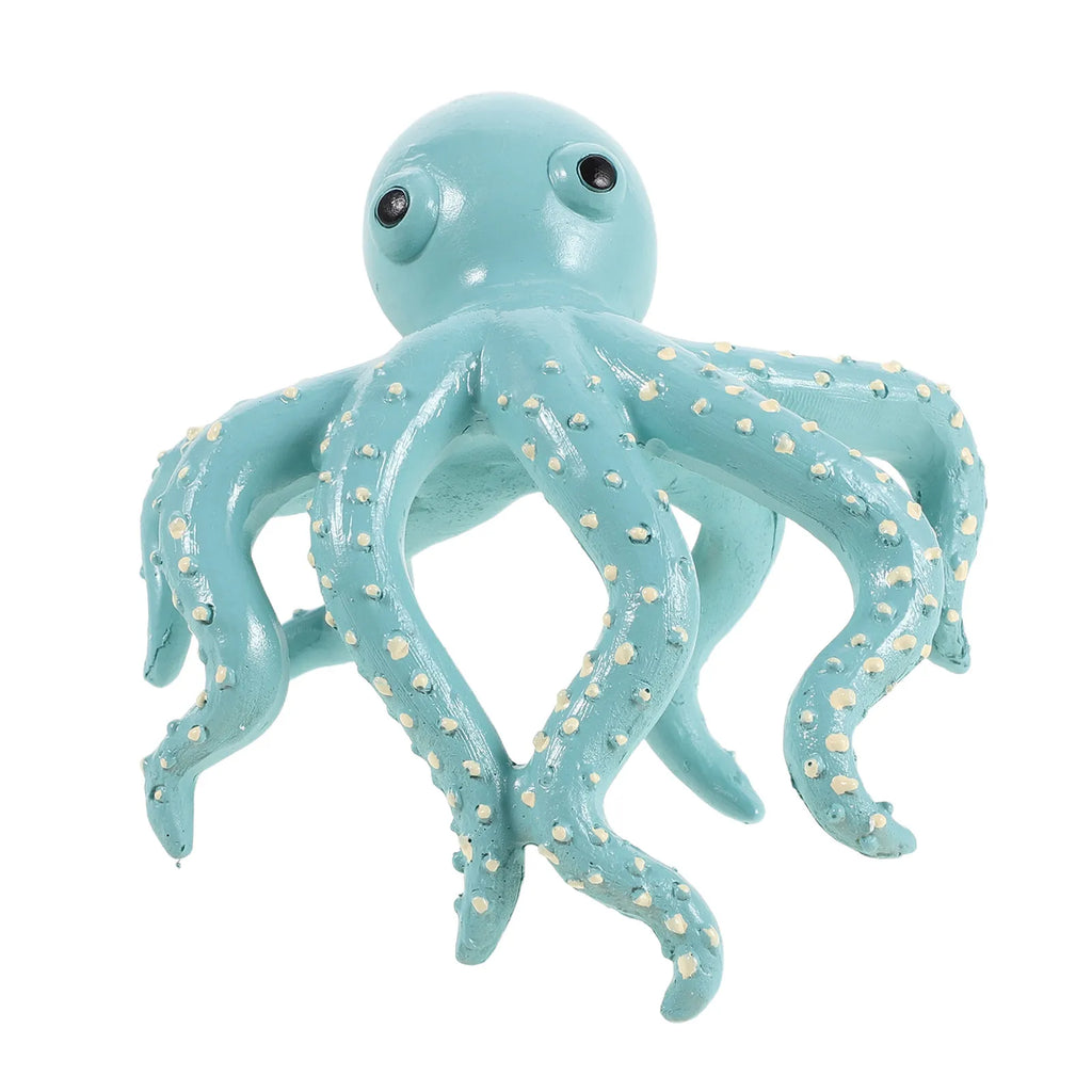 Climbing Octopus Resin Figurine – Pot Hugger & Aquarium Decor Resin Figurine SWANS