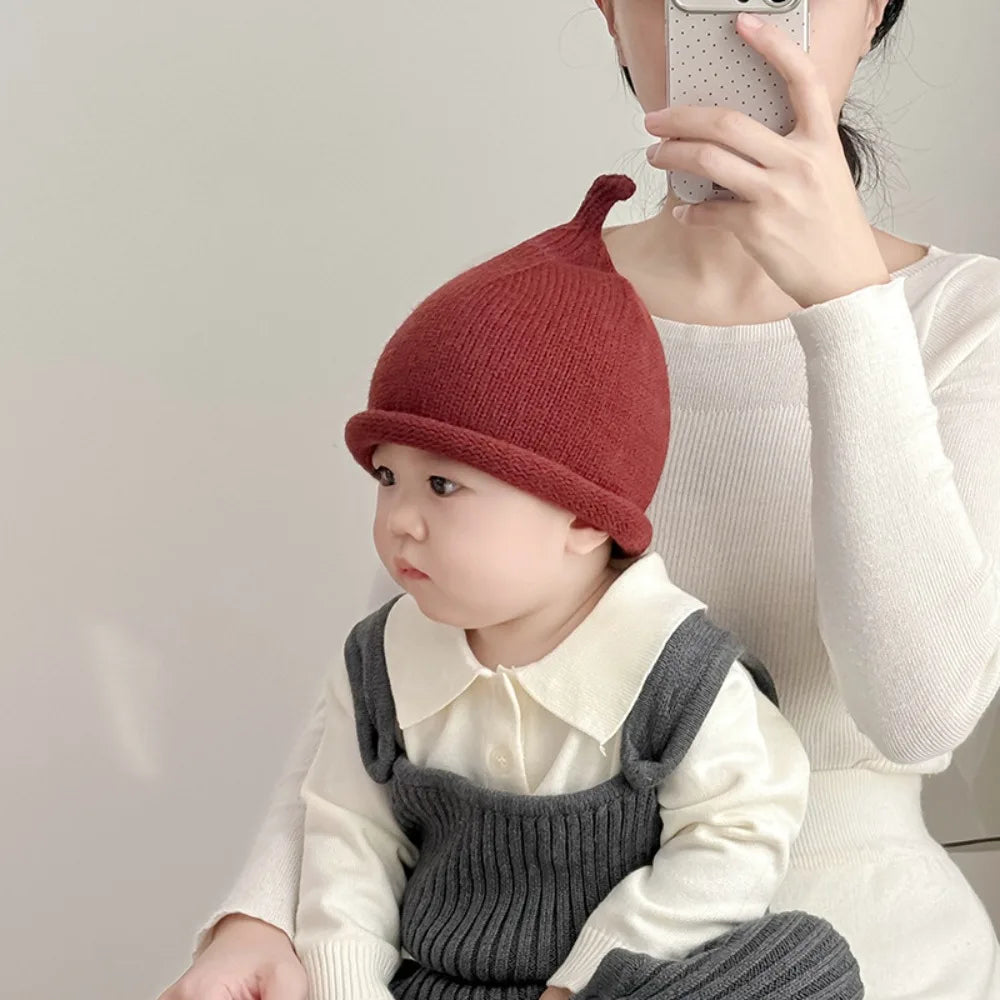 Kids Winter Knit Beanie Hat – Warm Cotton Baby Cap Ages 1–4 Kids Winter Beanie SWANS
