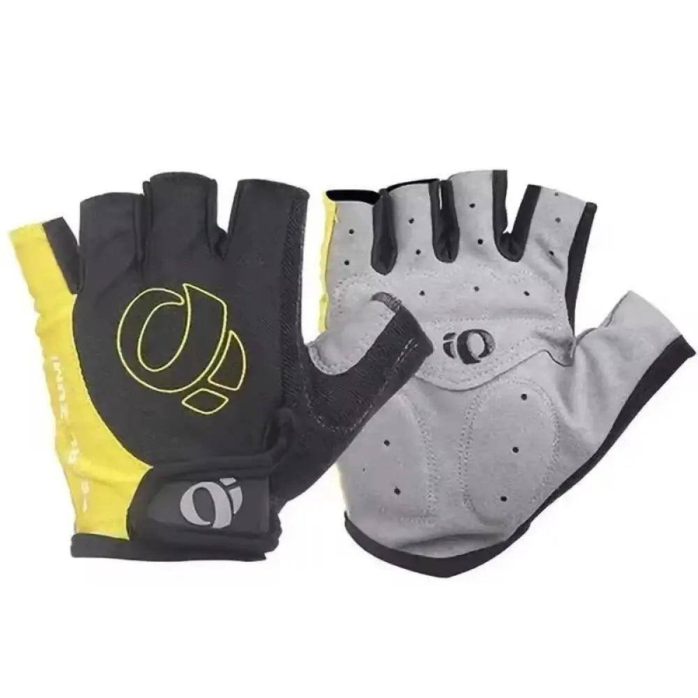 SWANS Gel Half Finger Cycling Gloves – Anti-Slip MTB Bike Cycling Gloves SWANS Yellow M