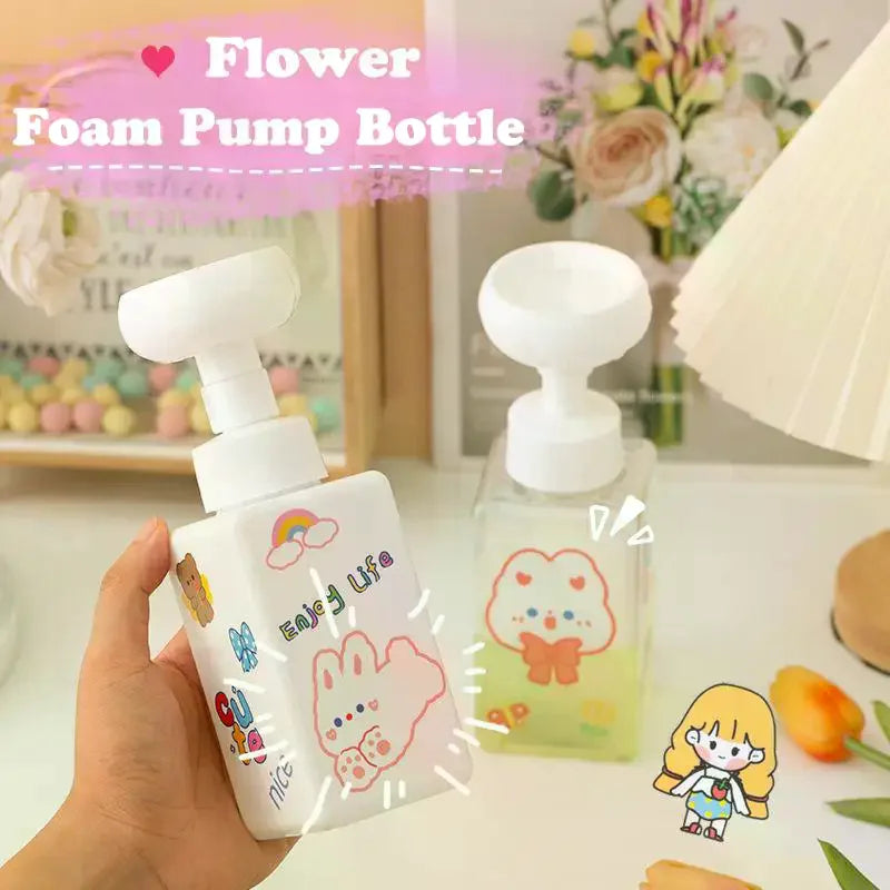 Flower Shape Foam Pump Dispenser Bottle 250/450ml Foam Pump Dispenser SWANS