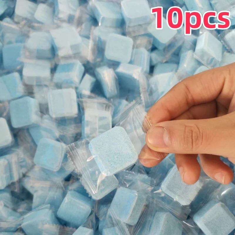 SWANS Toilet Cleaning Effervescent Tablets | 3–20 Pack Toilet Cleaning Tablets SWANS Blue 10pcs