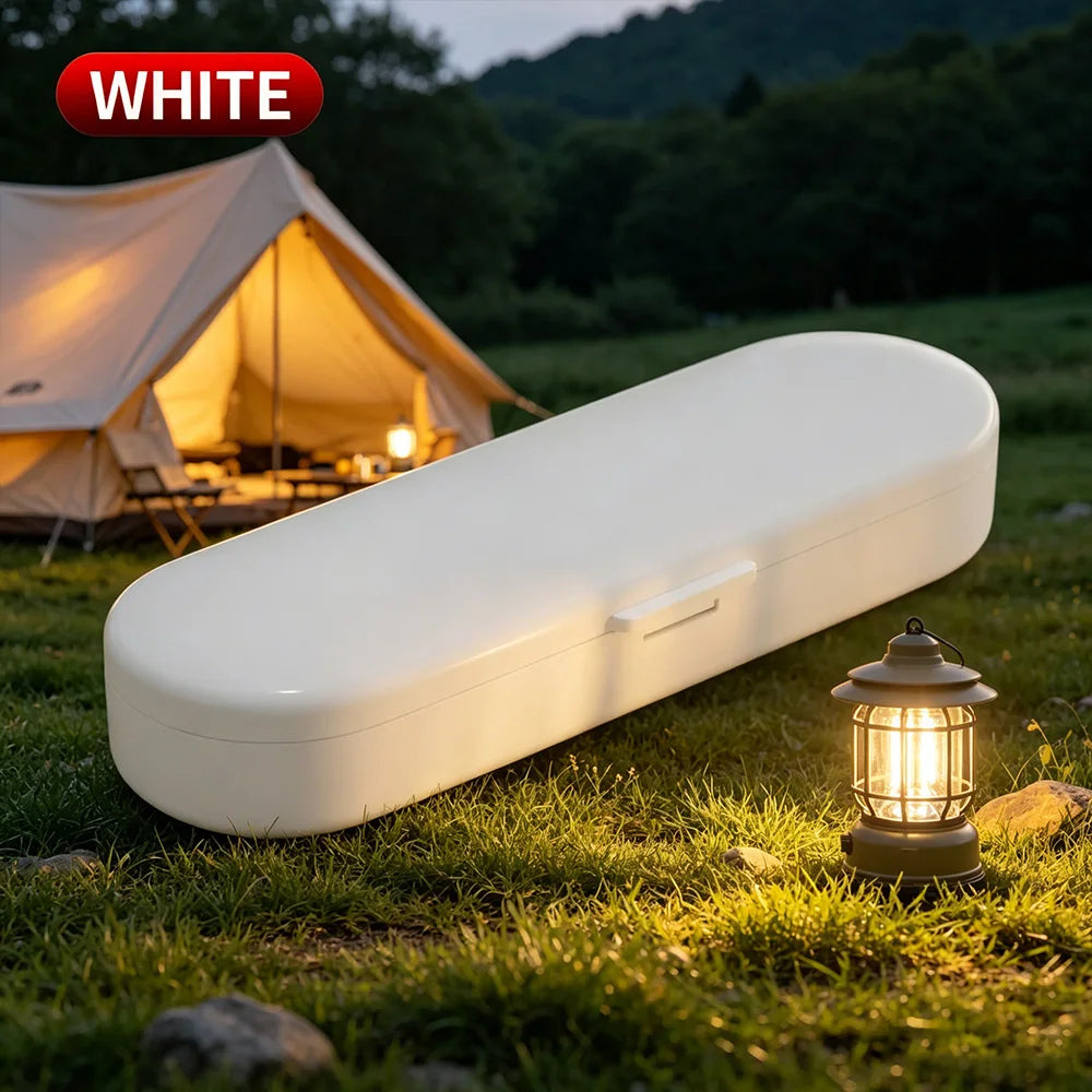 SWANS Waterproof Lightproof Mini Pill Storage Case | Portable Pill Storage Case SWANS WHITE