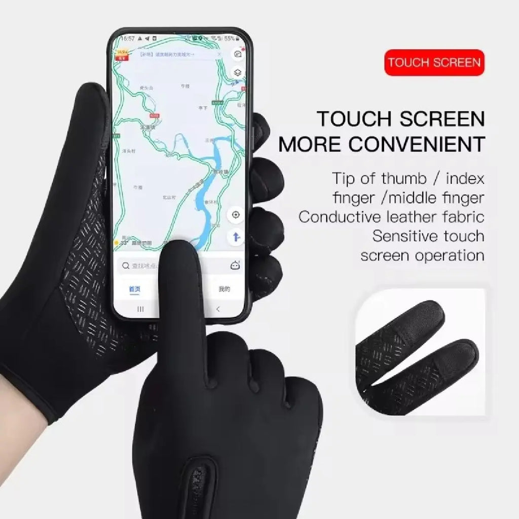SWANS Thermal Touchscreen Winter Gloves – Windproof Cycling Winter Cycling Gloves SWANS