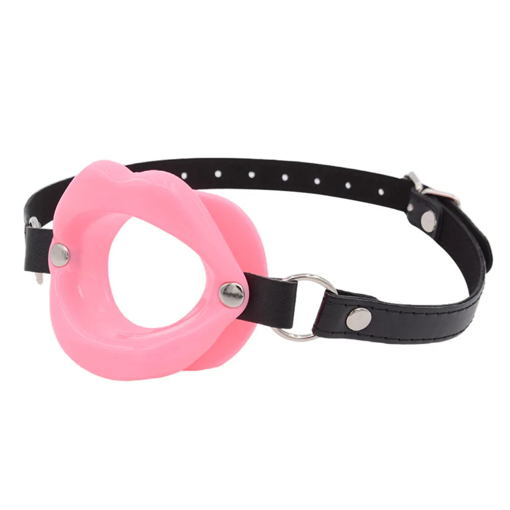 Silicone Mouth Gag Adjustable Strap – 4 Colors Intimate Accessory SWANS C