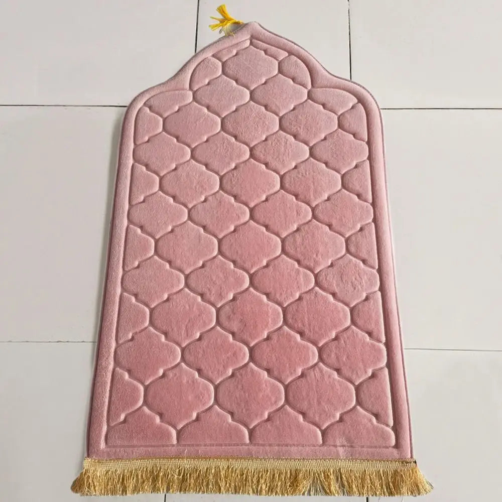 Soft Flannel Muslim Prayer Mat – Non-Slip Thickened Rug 65×115cm Prayer Mat Rug SWANS 2