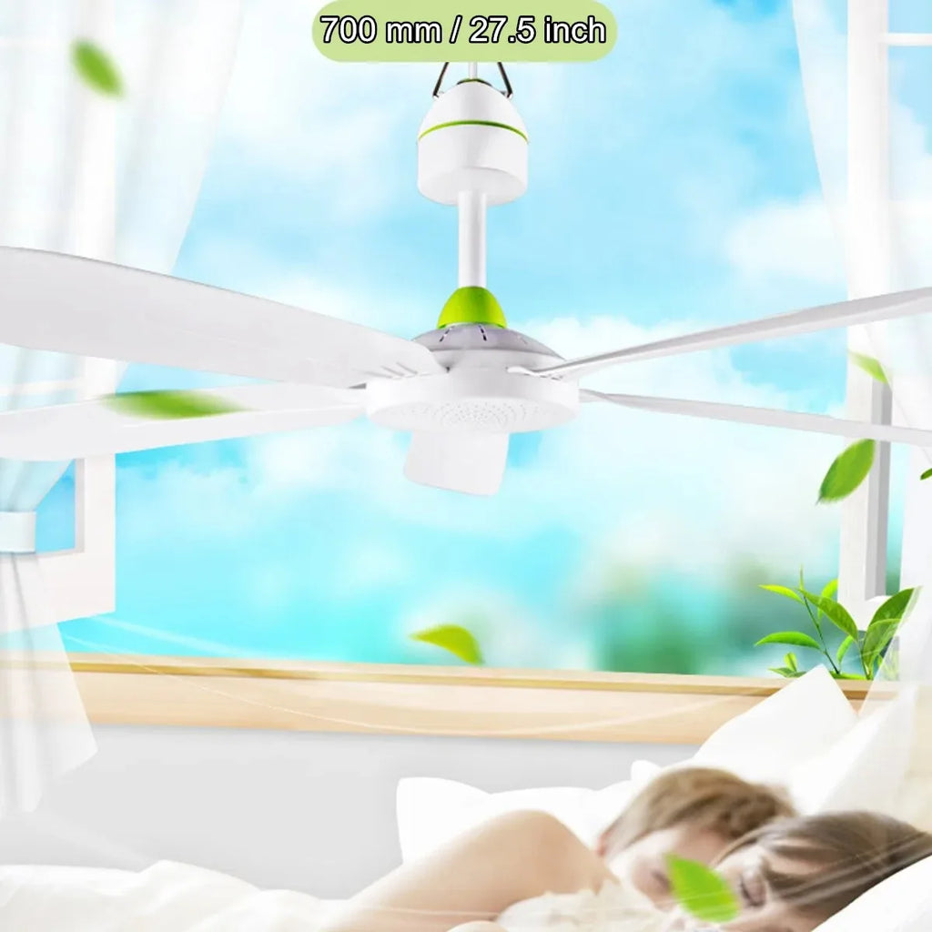 YTYIN 220V Silent 5-Blade Ceiling Fan 700mm – 10W Energy Saving Ceiling Fan SWANS
