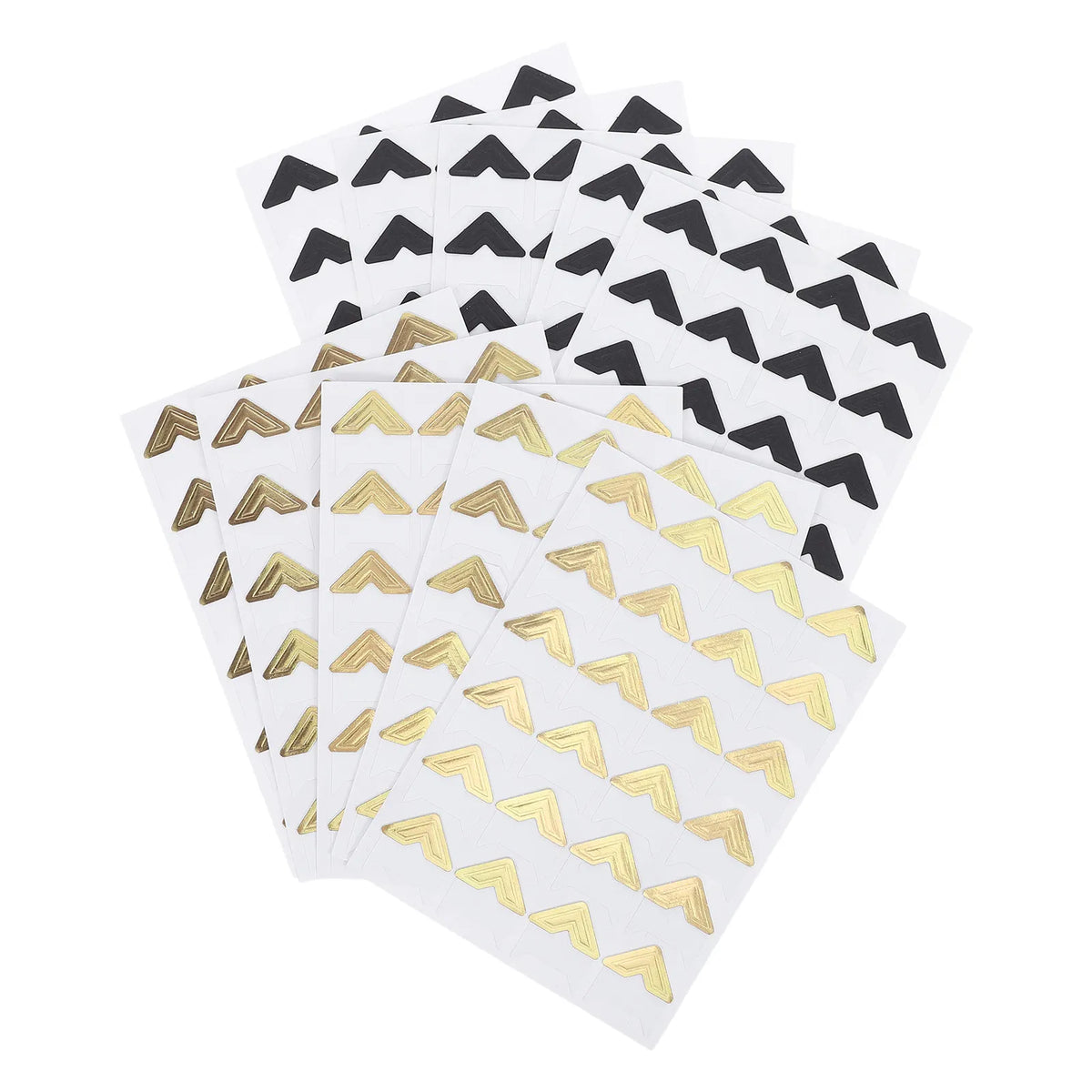 Self-Adhesive Photo Corner Stickers – 10-Pack Scrapbook Albums Scrapbook Corner Stickers SWANS