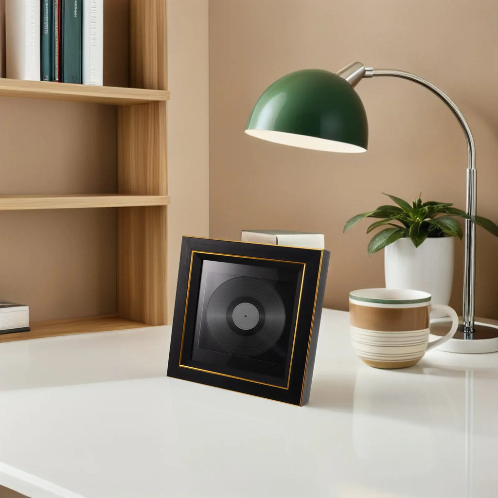 Vinyl Record & CD Display Frame – Wall Mount or Tabletop Record Display Frame SWANS