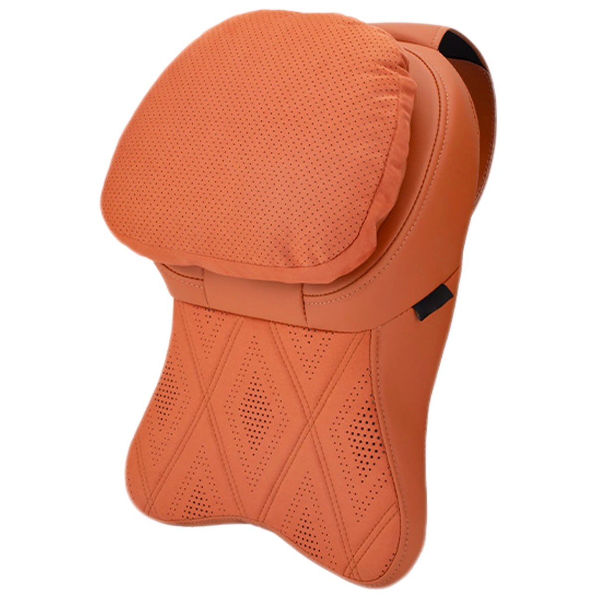 SWANS Memory Foam Car Neck Pillow – Lumbar & Head Support Car Neck Pillow SWANS Orange