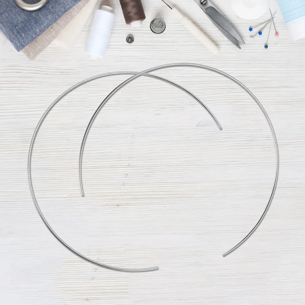 10-Pack Semicircular Iron Craft Hoop Rings for Dream Catchers Craft Hoop Rings SWANS