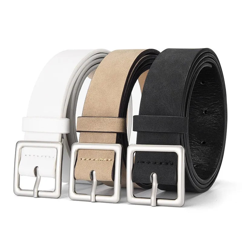 Women's Vintage Needle Buckle PU Leather Belt | Casual & Party PU Leather Belt SWANS