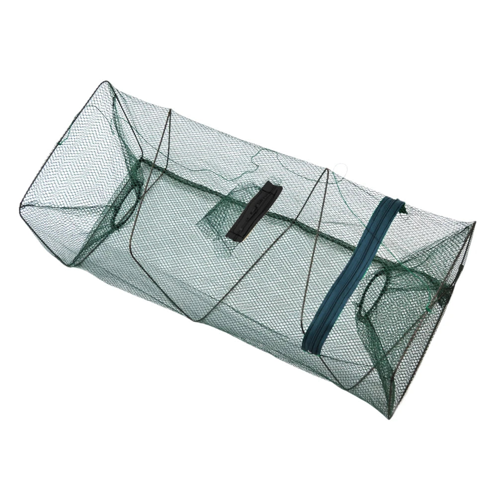 Foldable Fish Trap Cage – Crab, Shrimp & Crayfish Net Fishing Trap Net SWANS green