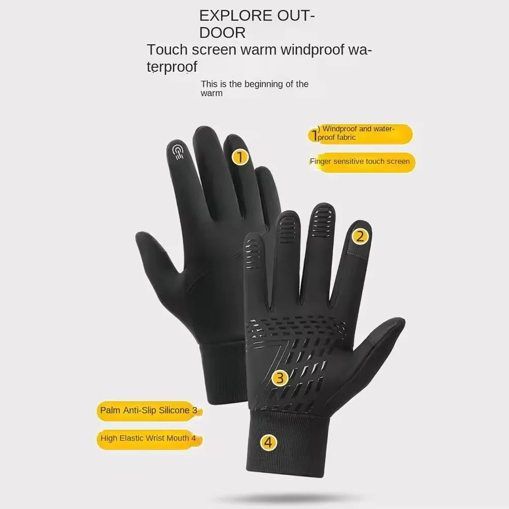 SWANS Winter Cycling Gloves – Touchscreen Non-Slip Unisex Cycling Gloves SWANS