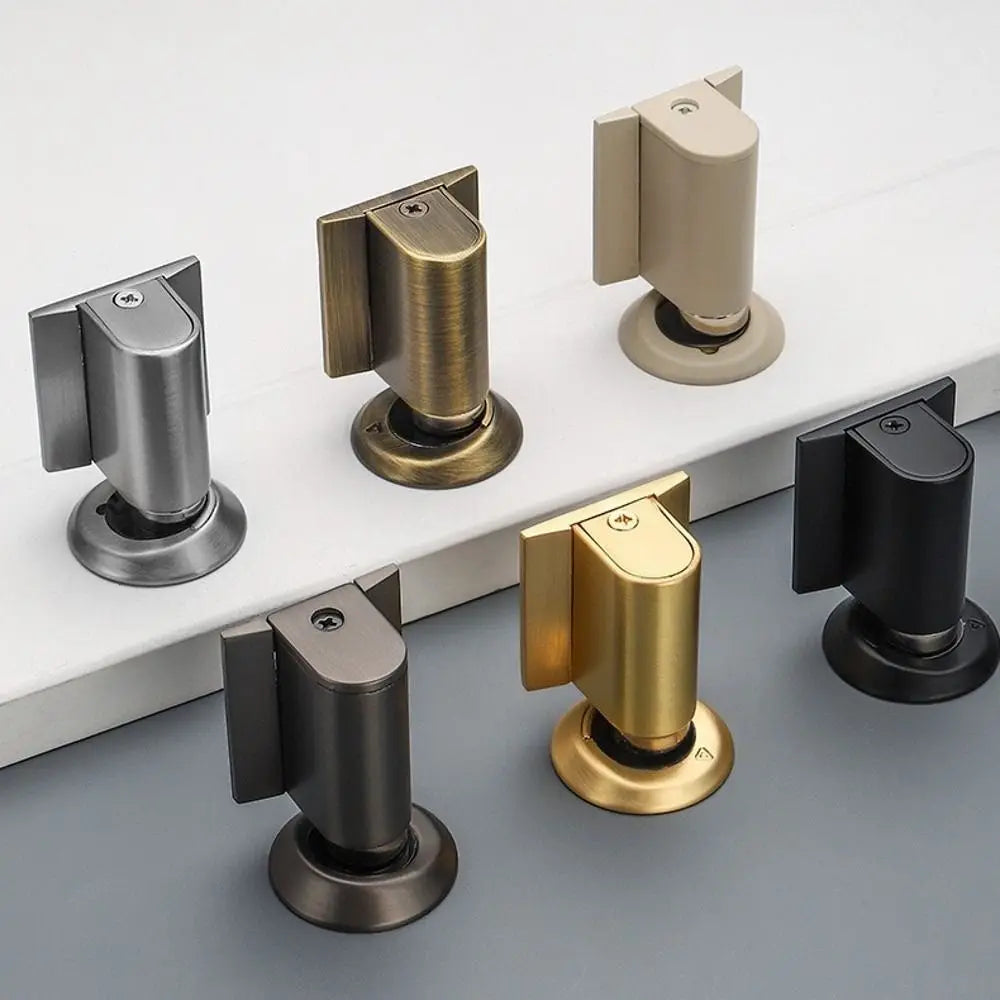 Magnetic Door Stopper – Windproof Punch-Free Floor Mount Magnetic Door Stopper SWANS