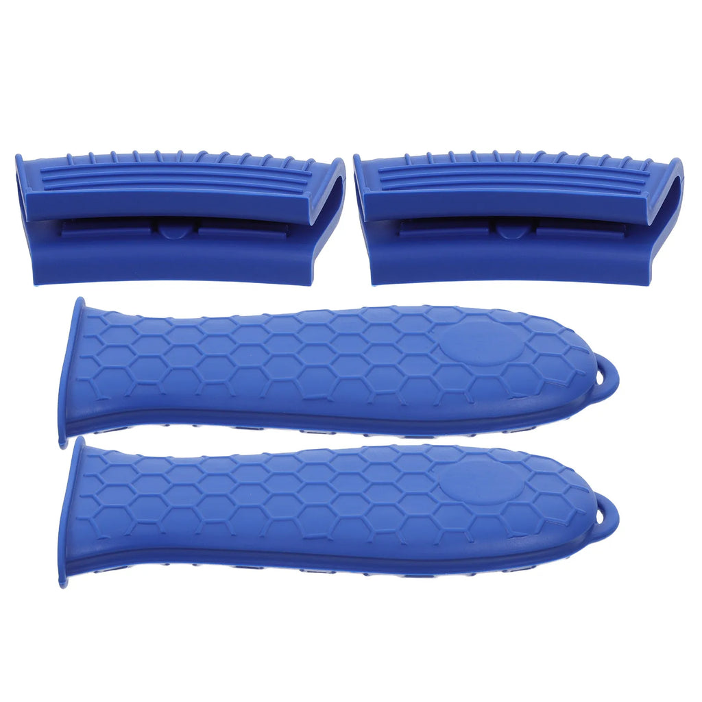2-Pack Heat Resistant Non-Slip Pan Handle Covers – Cast Iron Pan Handle Cover SWANS