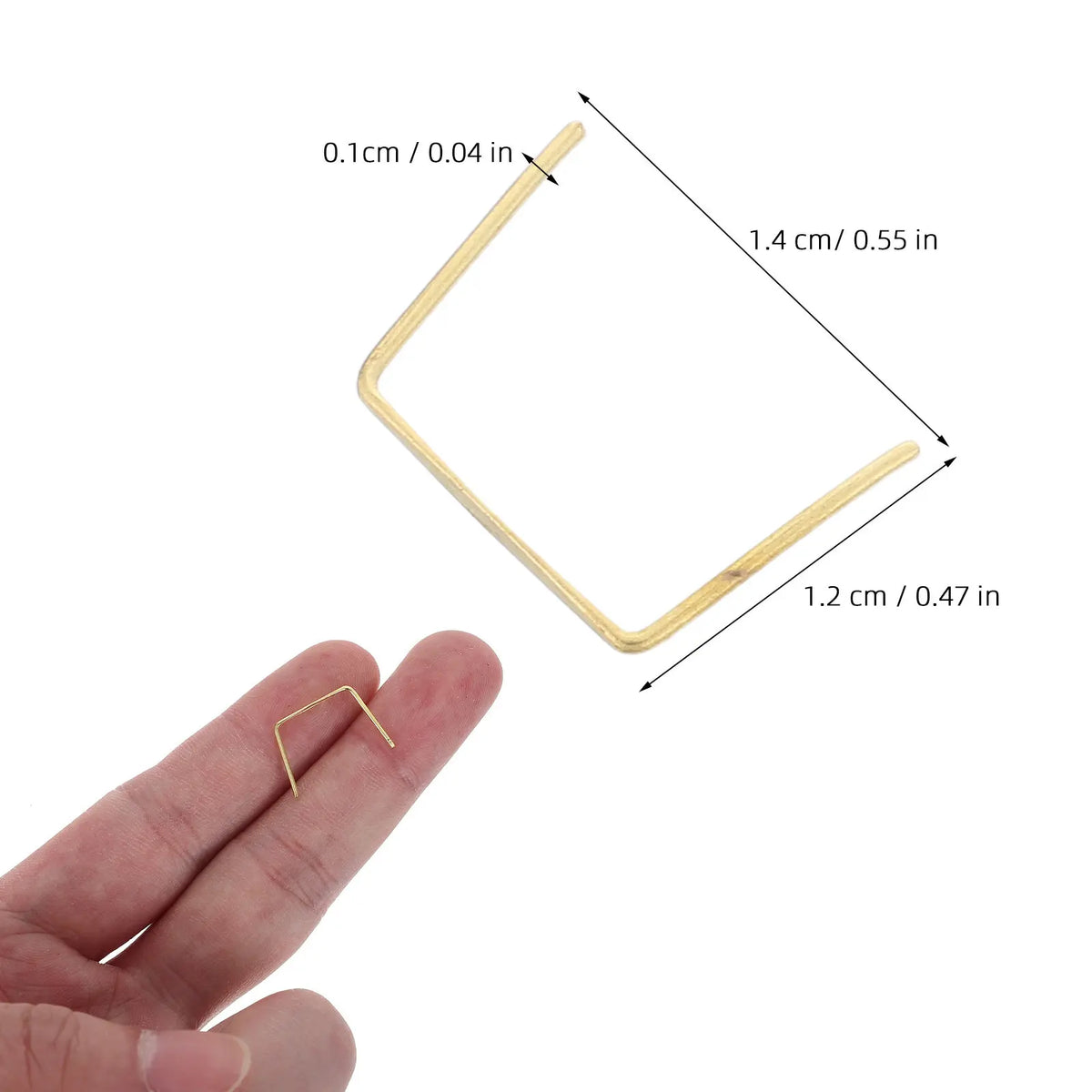 350-Pack Golden Crystal Chandelier Bead Connectors & Curtain Clips Jewelry Bead Connectors SWANS Golden