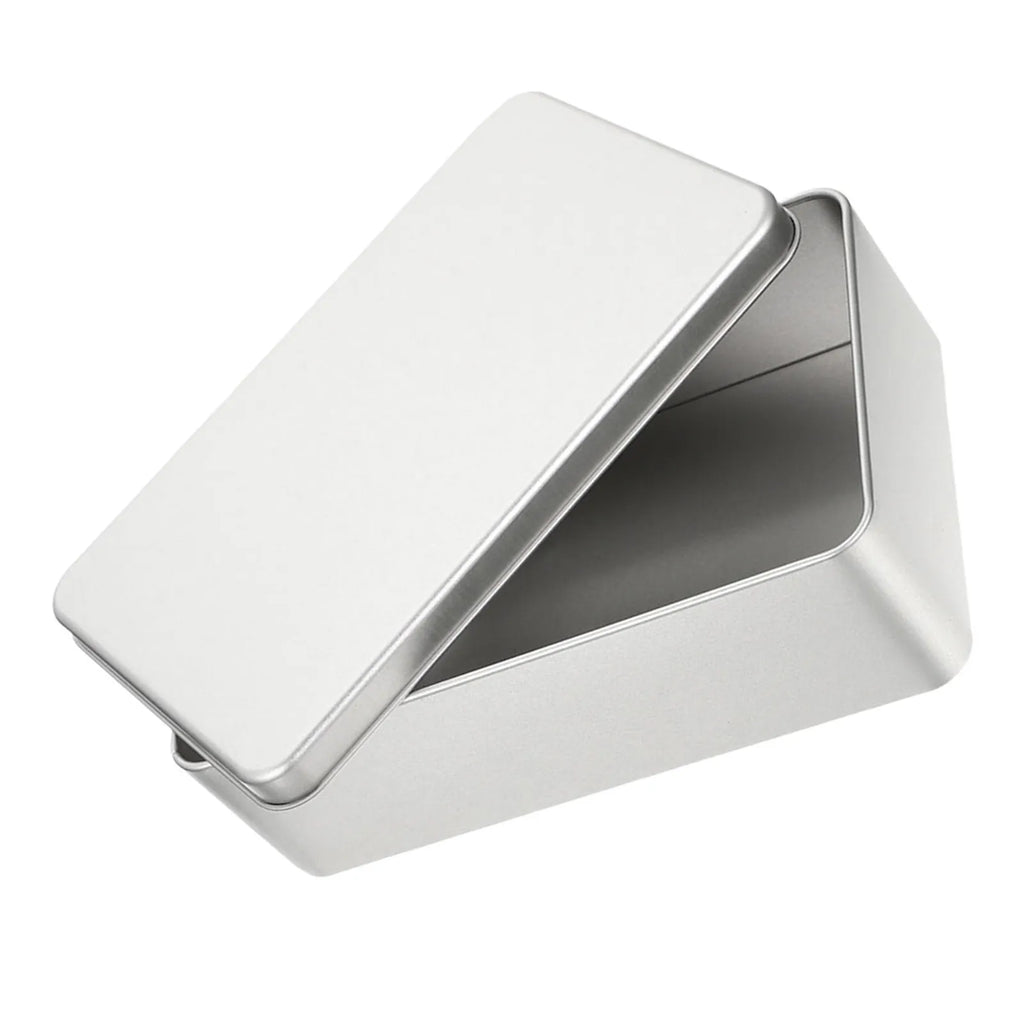 Rectangular Matte Metal Tin Box – Cookie & Candy Storage Tin Food Storage Tin SWANS