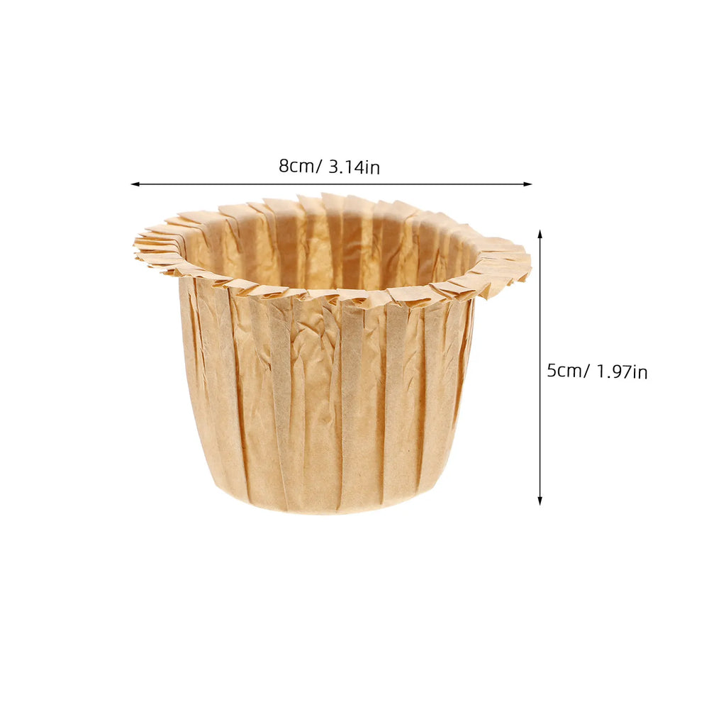 30-Pack Golden Cupcake Liners – Elegant Paper Baking Cups Cupcake Liners SWANS