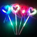 Love Heart Flashing Glow Wand – Light-Up Party Stick Glow Party Wand SWANS Default Title