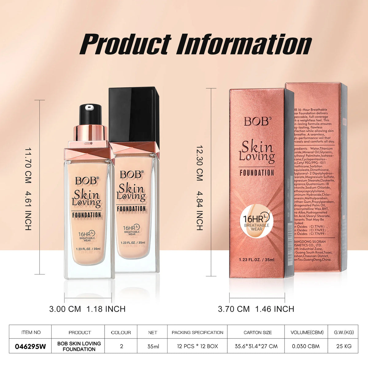 SWANS Long-Lasting Liquid Foundation – Moisturizing Concealer Liquid Foundation SWANS