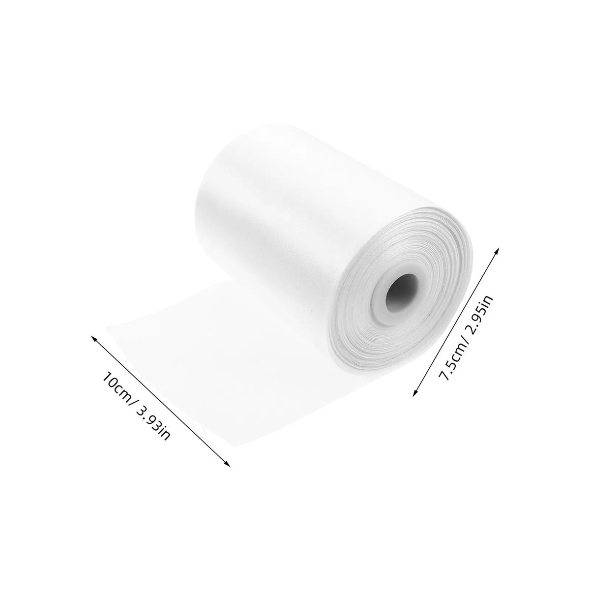 White Satin Ribbon 25 Yards – Wedding, Bows & Gift Wrap Satin Craft Ribbon SWANS