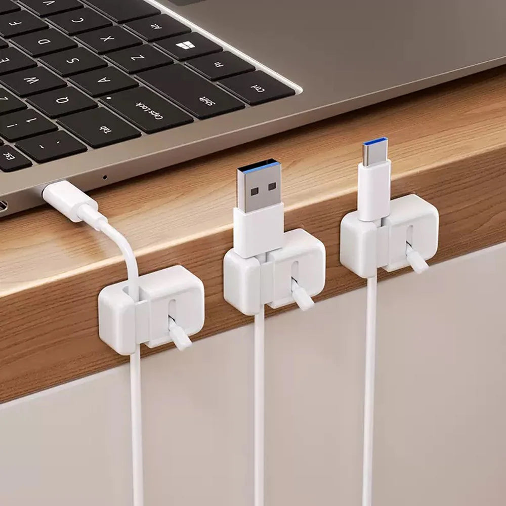 Cable Management Clips – Desk Mouse & Charging Cable Organizer Cable Management Clips SWANS