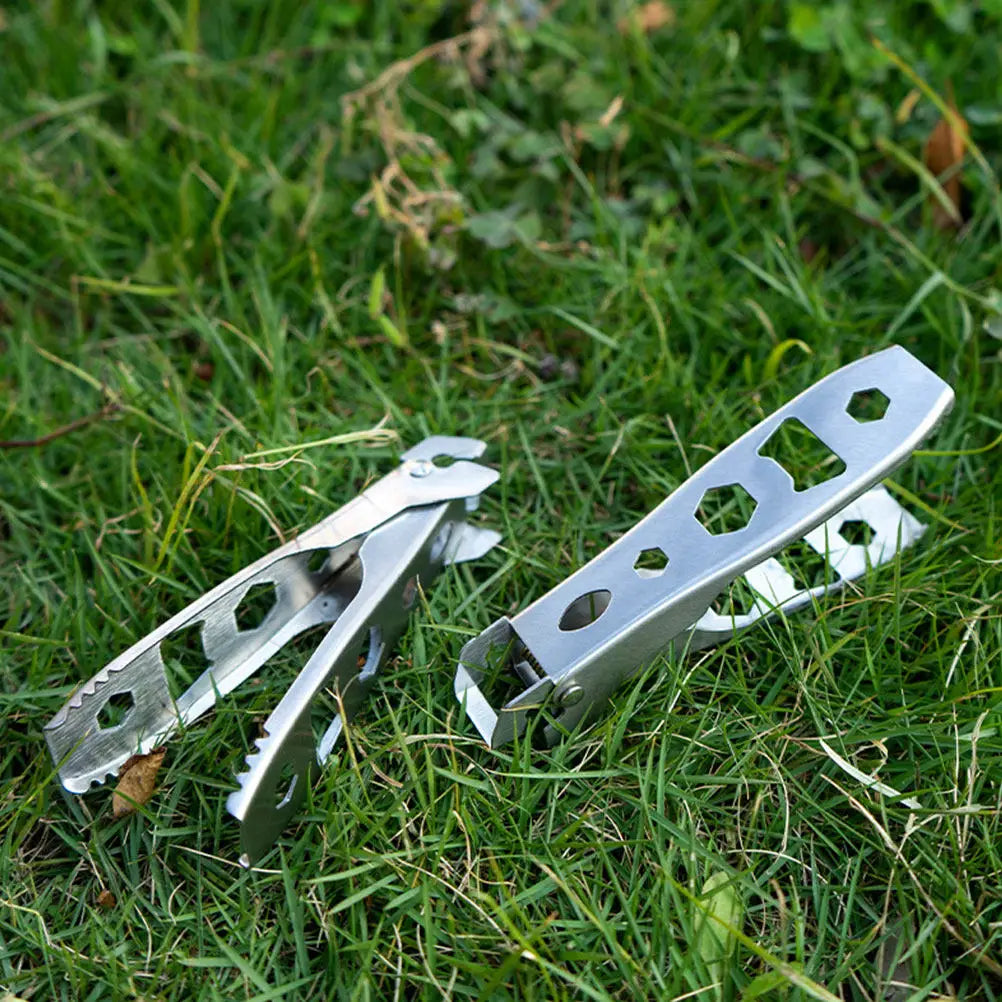 Stainless Steel Pot Clip – Multi-Function BBQ & Camping Tong BBQ Pot Clip Tong SWANS