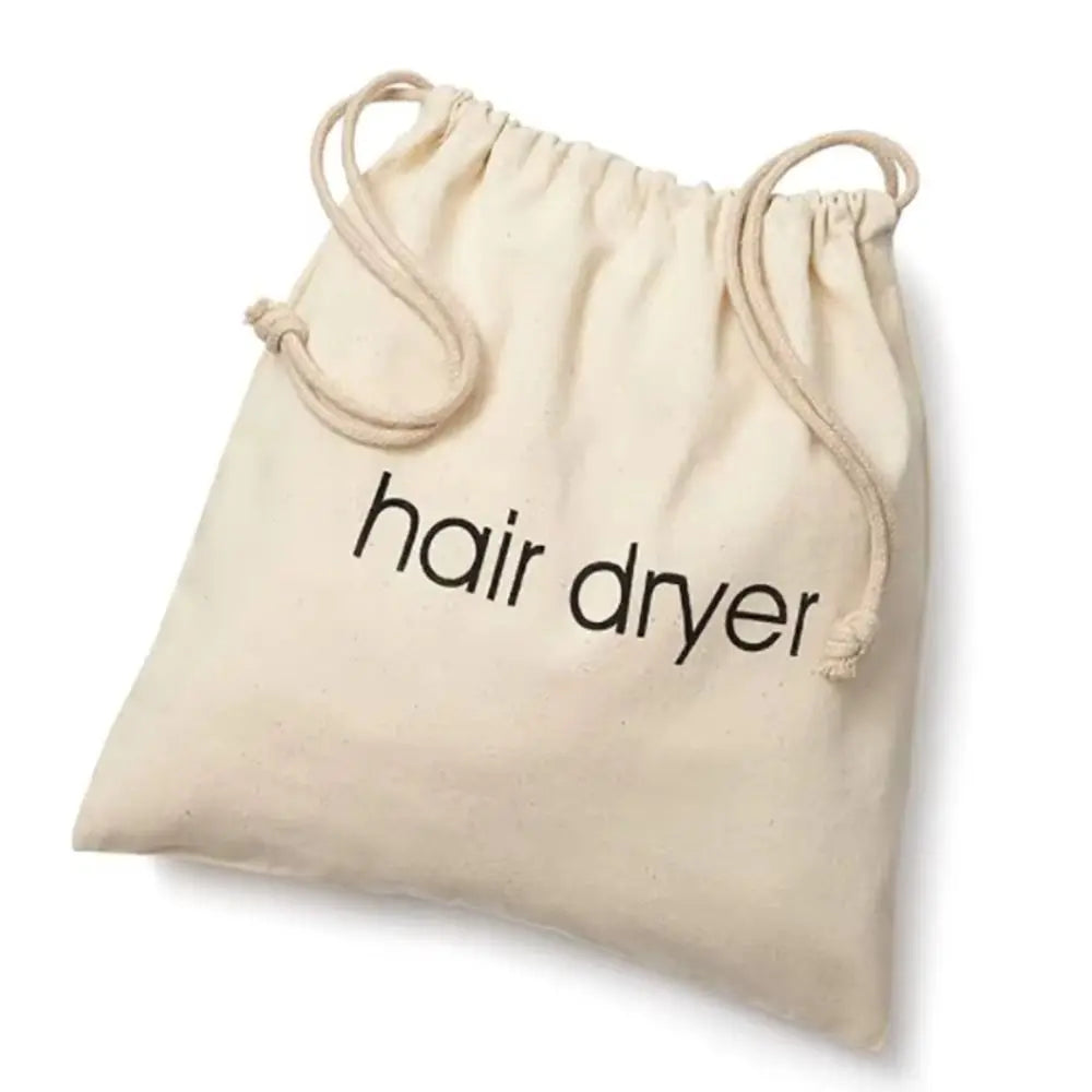 Canvas Hair Dryer Storage Bag – Dustproof Drawstring Organizer Hair Tool Storage Bag SWANS