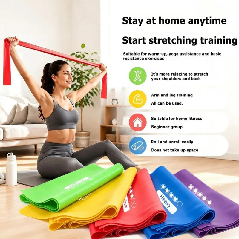 Premium Fabric Resistance Bands Set – 5-Level Workout Loops Resistance Band Set SWANS