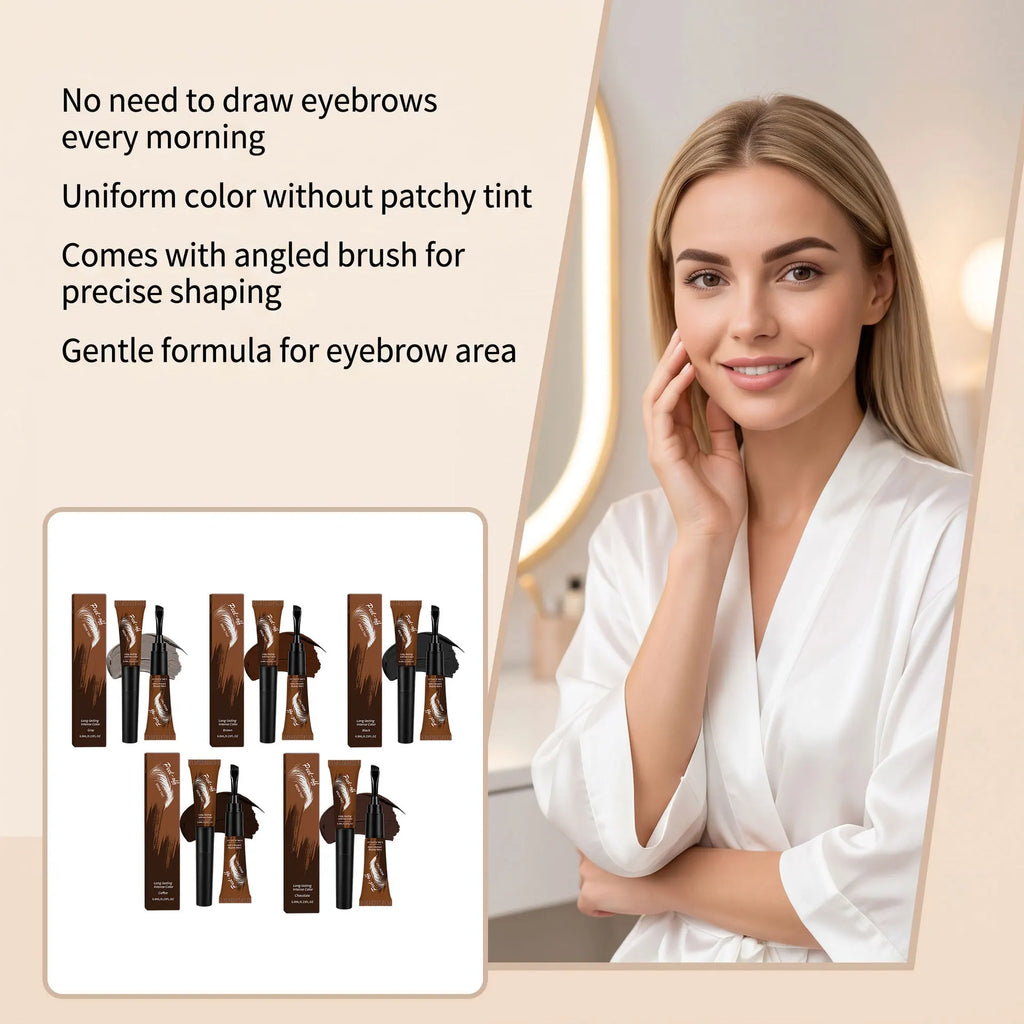 Peel Off Eyebrow Tint Gel – 5 Shades, Waterproof Long-Lasting Eyebrow Tint Gel SWANS