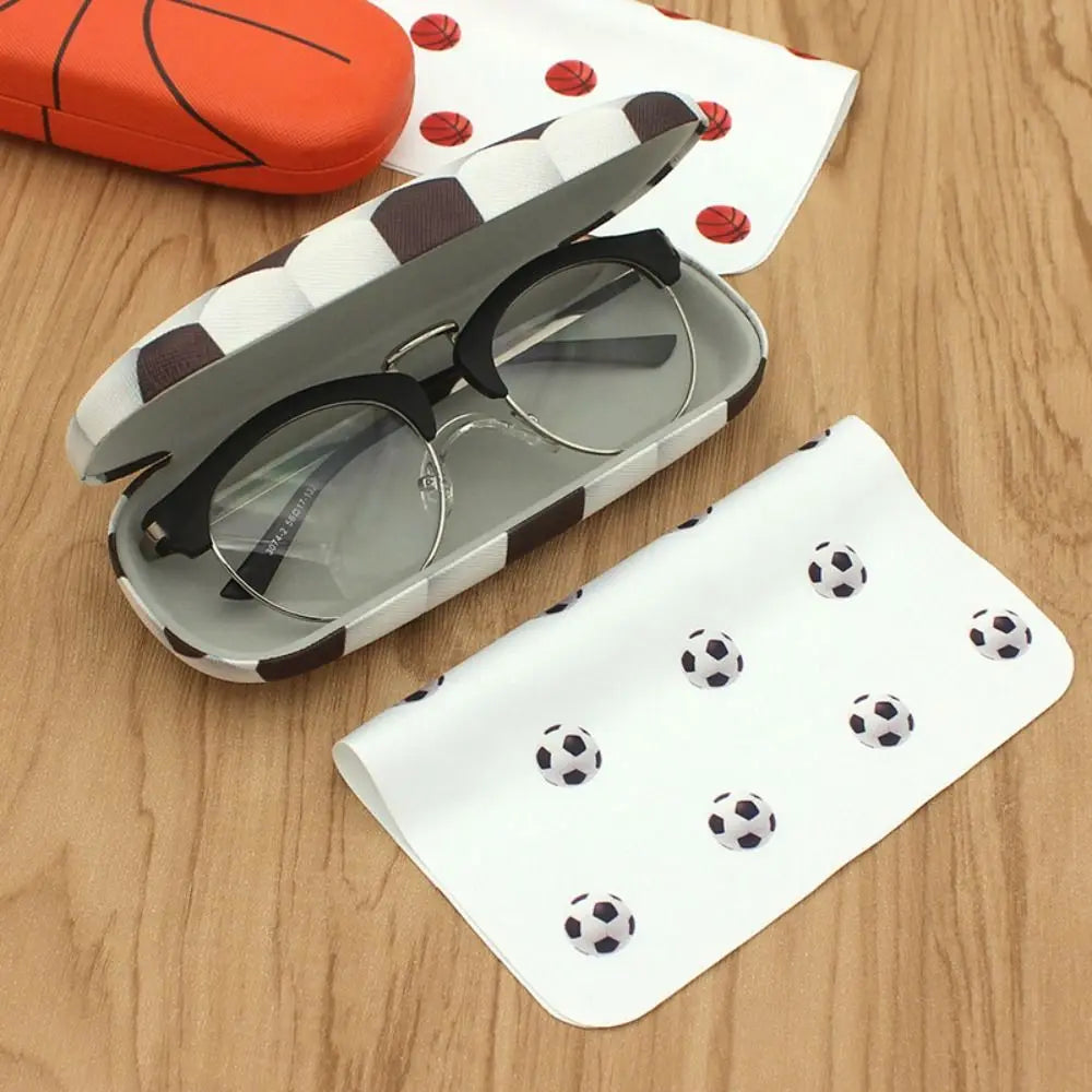 Sports Pattern Glasses Case – Anti-Pressure Metal Spectacle Box Eyeglasses Case SWANS