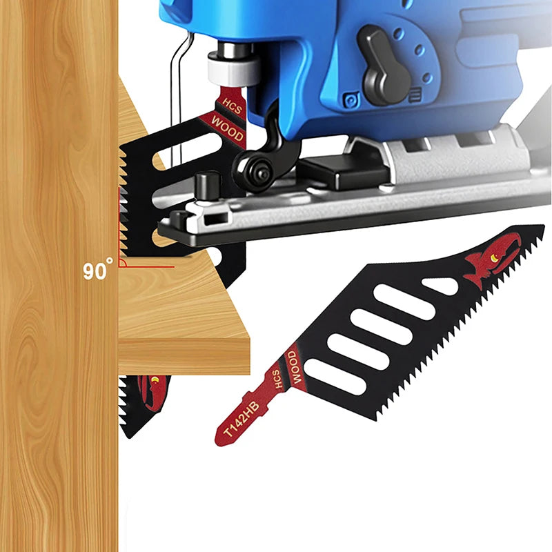 Heavy Duty T-Shank Jigsaw Blades – Extra Long Carbon Steel Jigsaw Blades SWANS