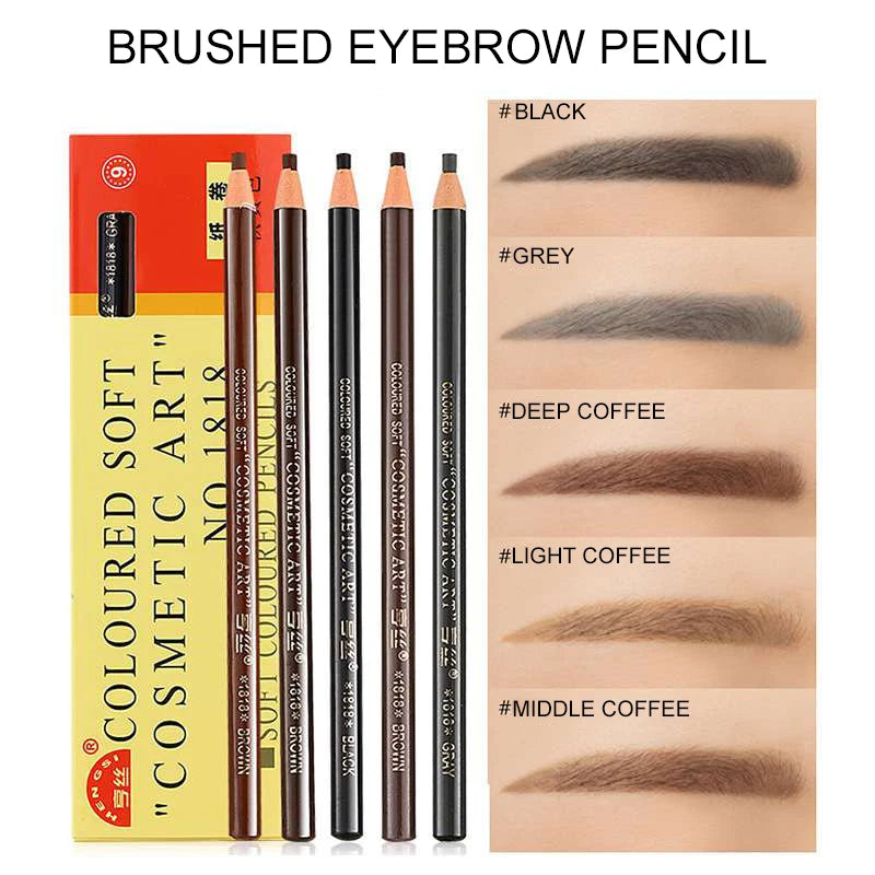 Waterproof Eyebrow Pencil – Long-Lasting Natural Brow Liner Eyebrow Pencil SWANS