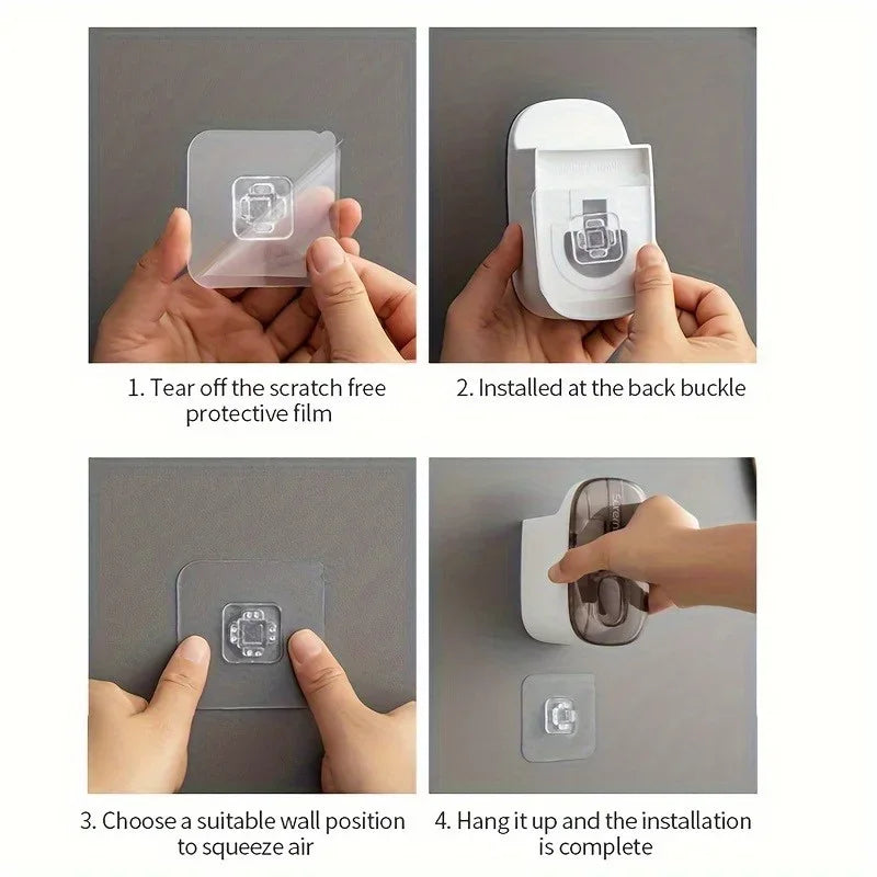 SWANS No-Drill Wall-Mounted Automatic Toothpaste Dispenser Toothpaste Dispenser SWANS
