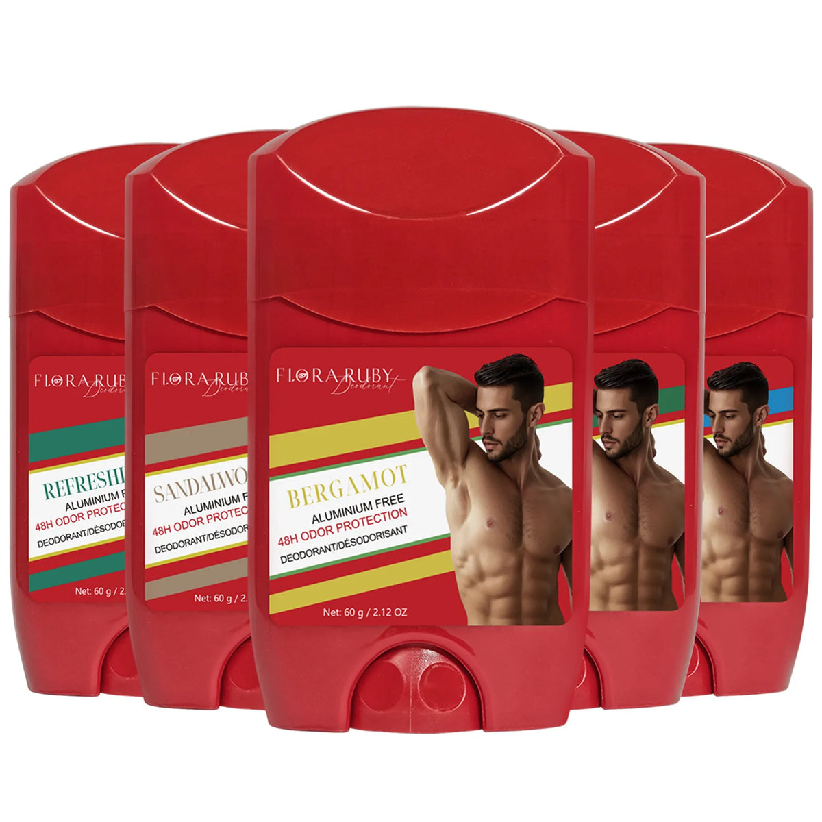 Men's Deodorant Stick – 5 Scents, Long-Lasting Freshness 60g Men's Deodorant Stick SWANS
