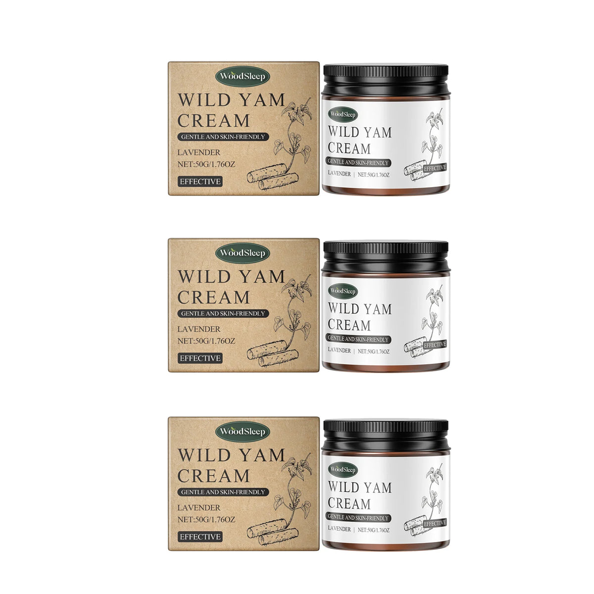 Wild Yam Body Cream – Moisturizing, Brightening & Smoothing Body Moisturizing Cream SWANS 150g boxed