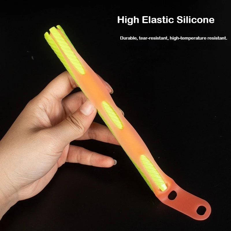 SWANS 20pcs Heatless Hair Perm Rods & Elastic Rubber Bands Hair Perm Rods SWANS